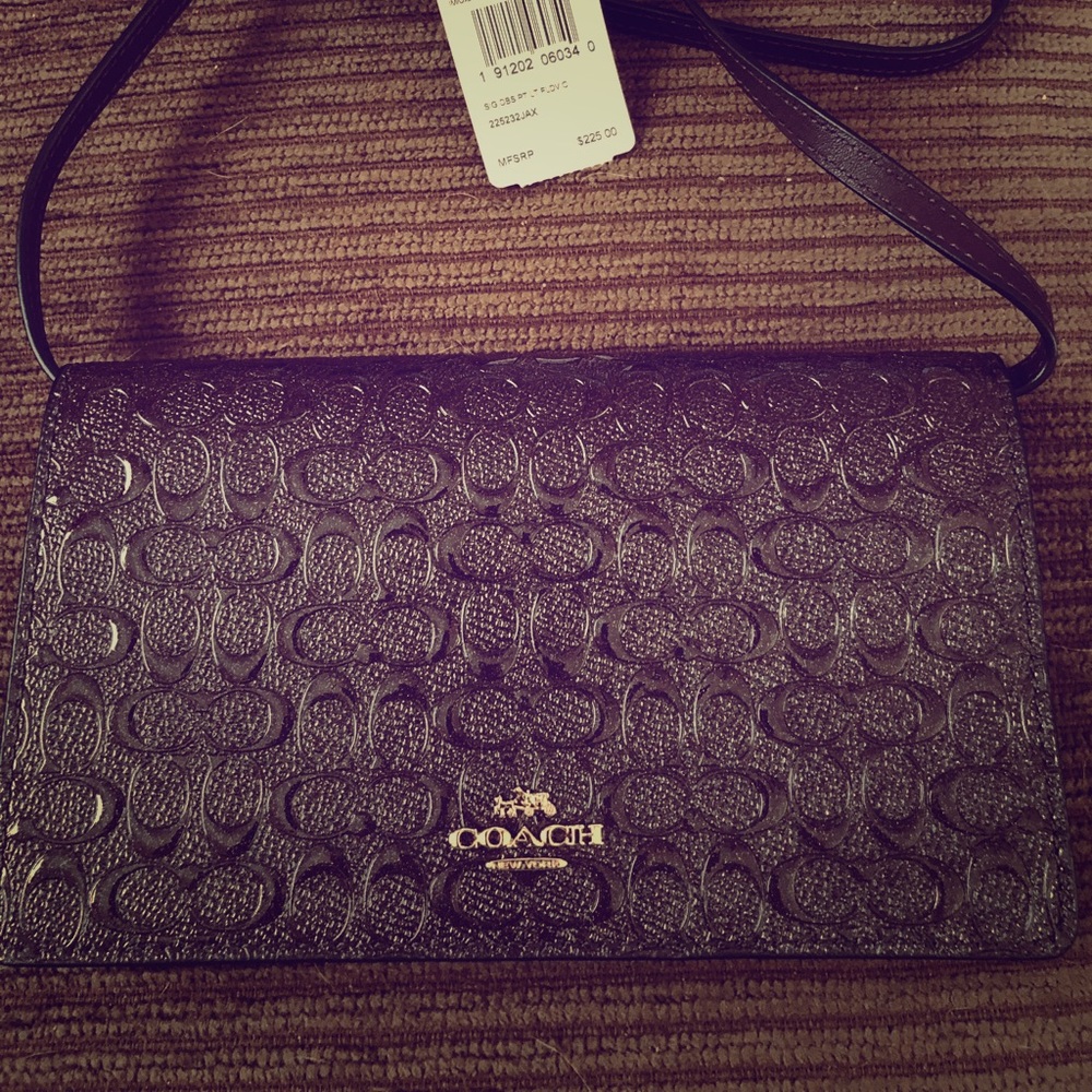 Coach Cross Body Wallet with cell phone space!